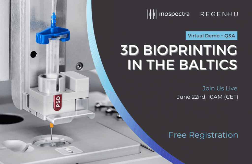 Virtualus renginys 3d biospausdinimas Baltijos šalyse