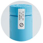 Kokybiški etikečių spausdintuvai ir etiketės laboratorijai 16 Laboratoriniu buteliuku sandarinimo etiketes